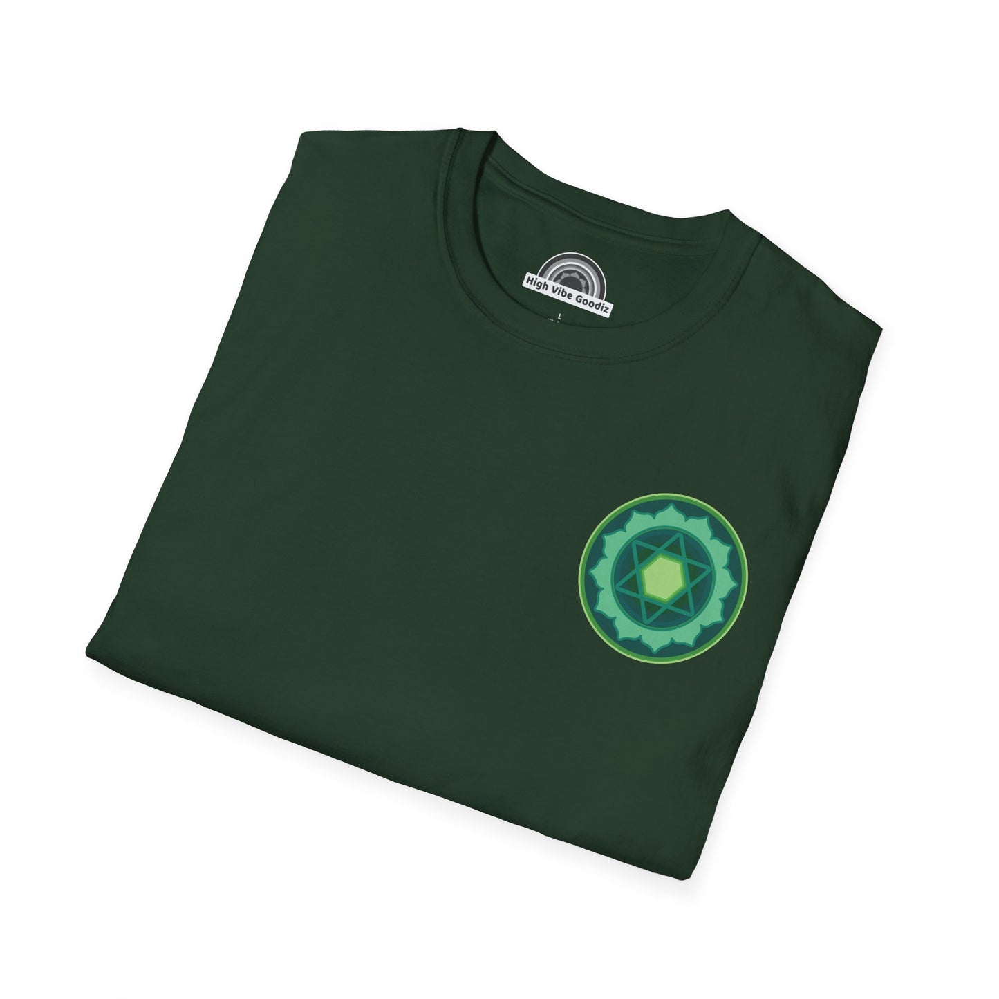 HEART CHAKRA T-Shirt Small Design (Unisex)