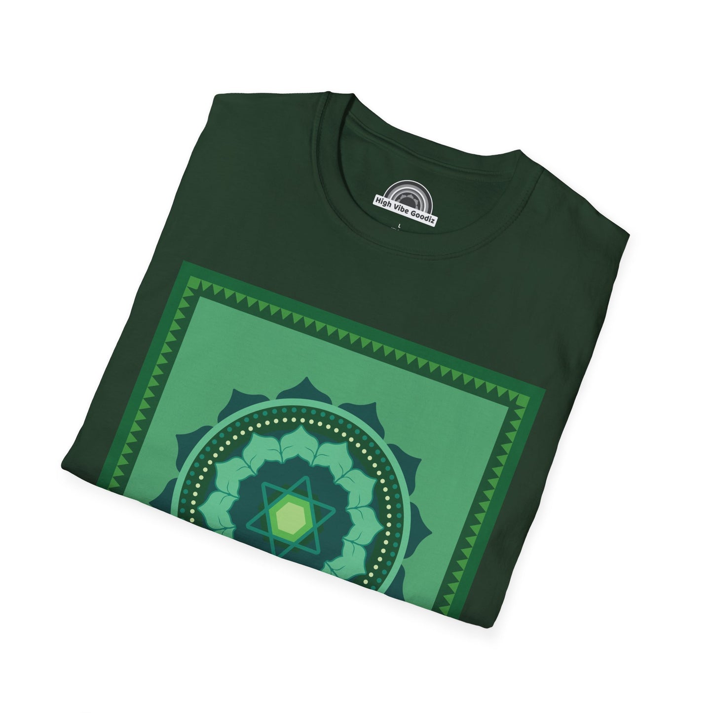 HEART CHAKRA T-Shirt Large Design (Unisex)