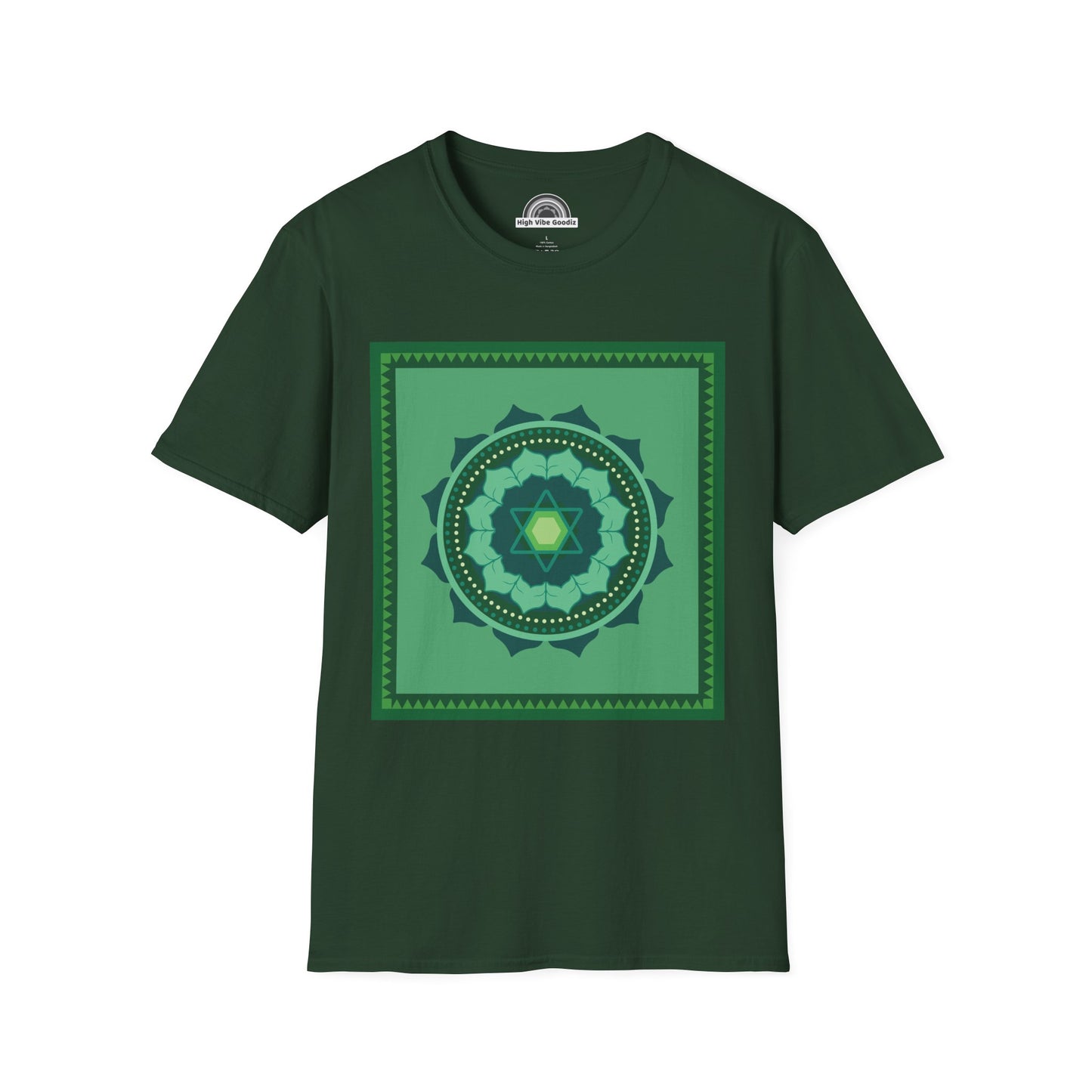 HEART CHAKRA T-Shirt Large Design (Unisex)