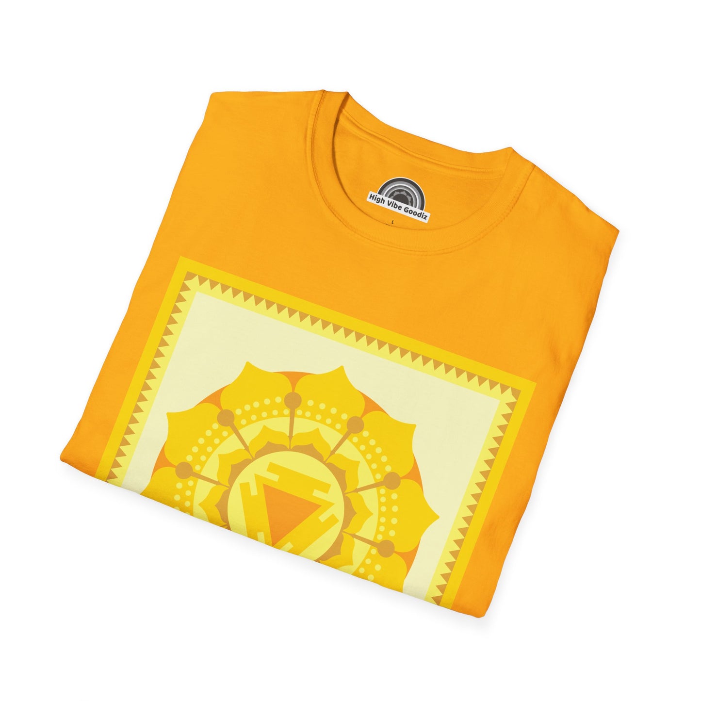 SOLAR PLEXUS CHAKRA T-Shirt Large Design (Unisex)