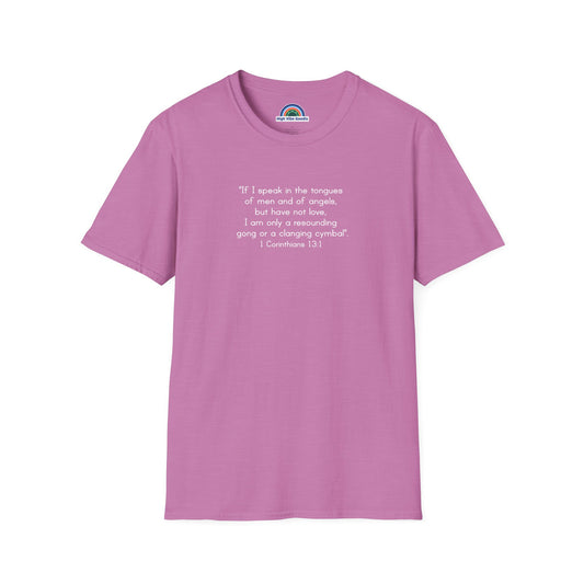 1 Corinthians 13:1 - T-Shirt (Unisex)
