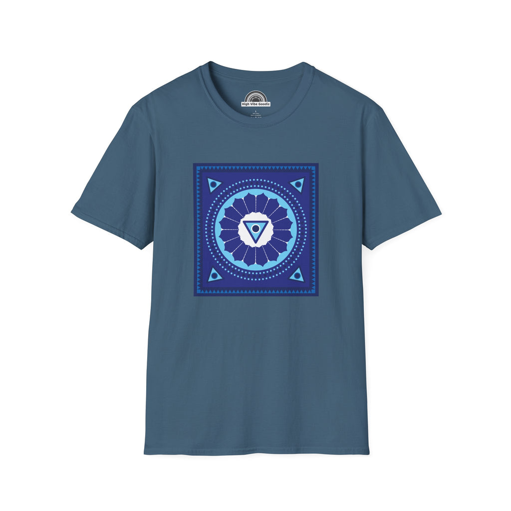 THROAT CHAKRA T-Shirt Large Design (Unisex)