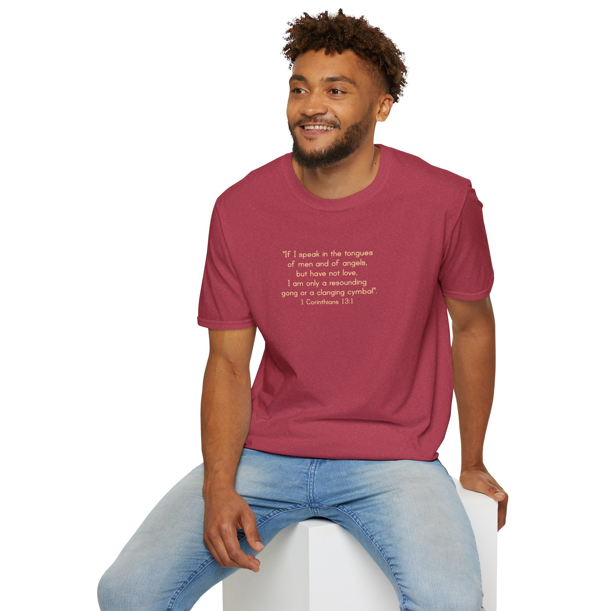 1 Corinthians 13:1 - T-Shirt (Unisex)