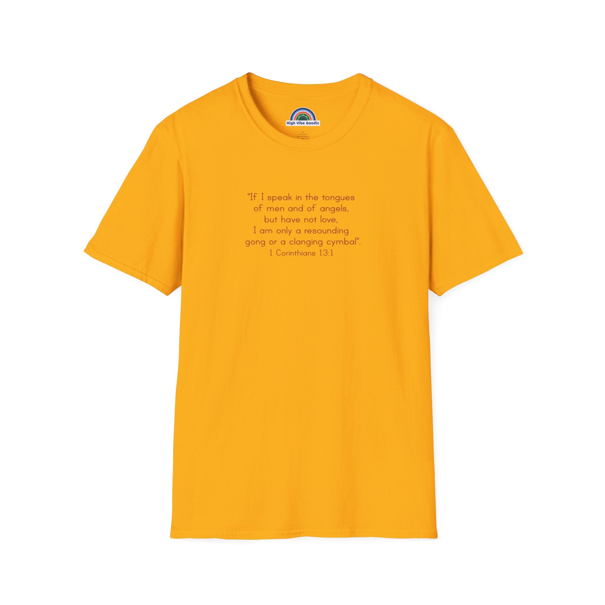 1 Corinthians 13:1 - T-Shirt (Unisex)
