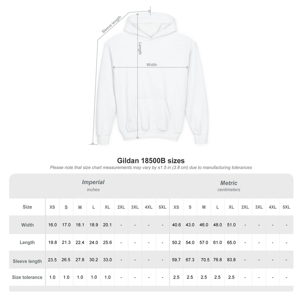 Shri Ganesha Youth Hooded Sweatshirt (Unisex)