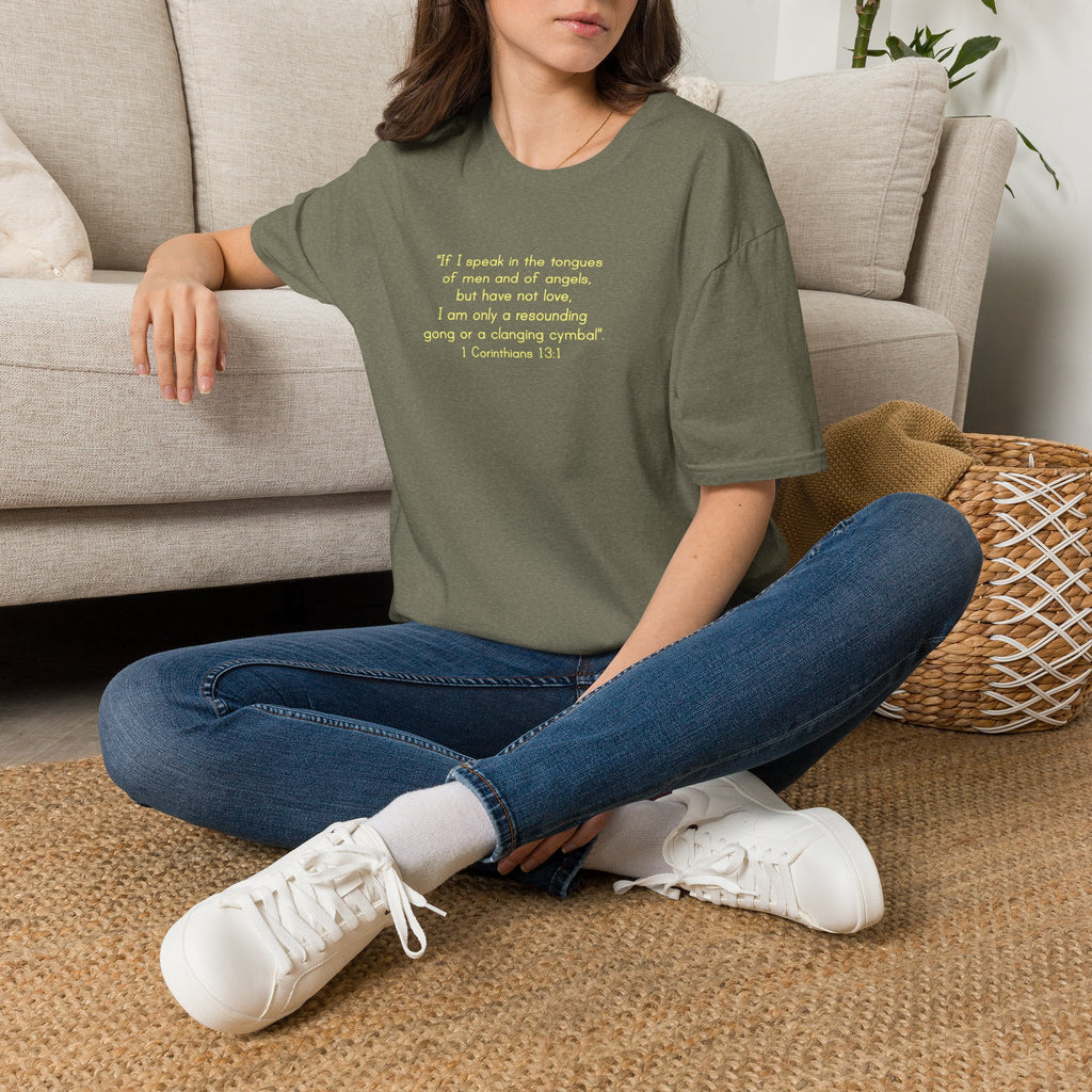 1 Corinthians 13:1 - T-Shirt (Unisex)