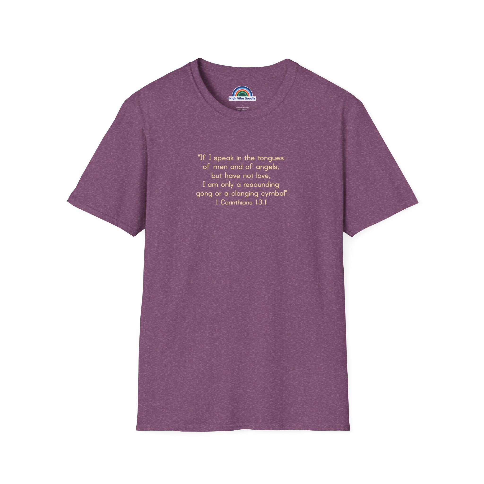 1 Corinthians 13:1 - T-Shirt (Unisex)