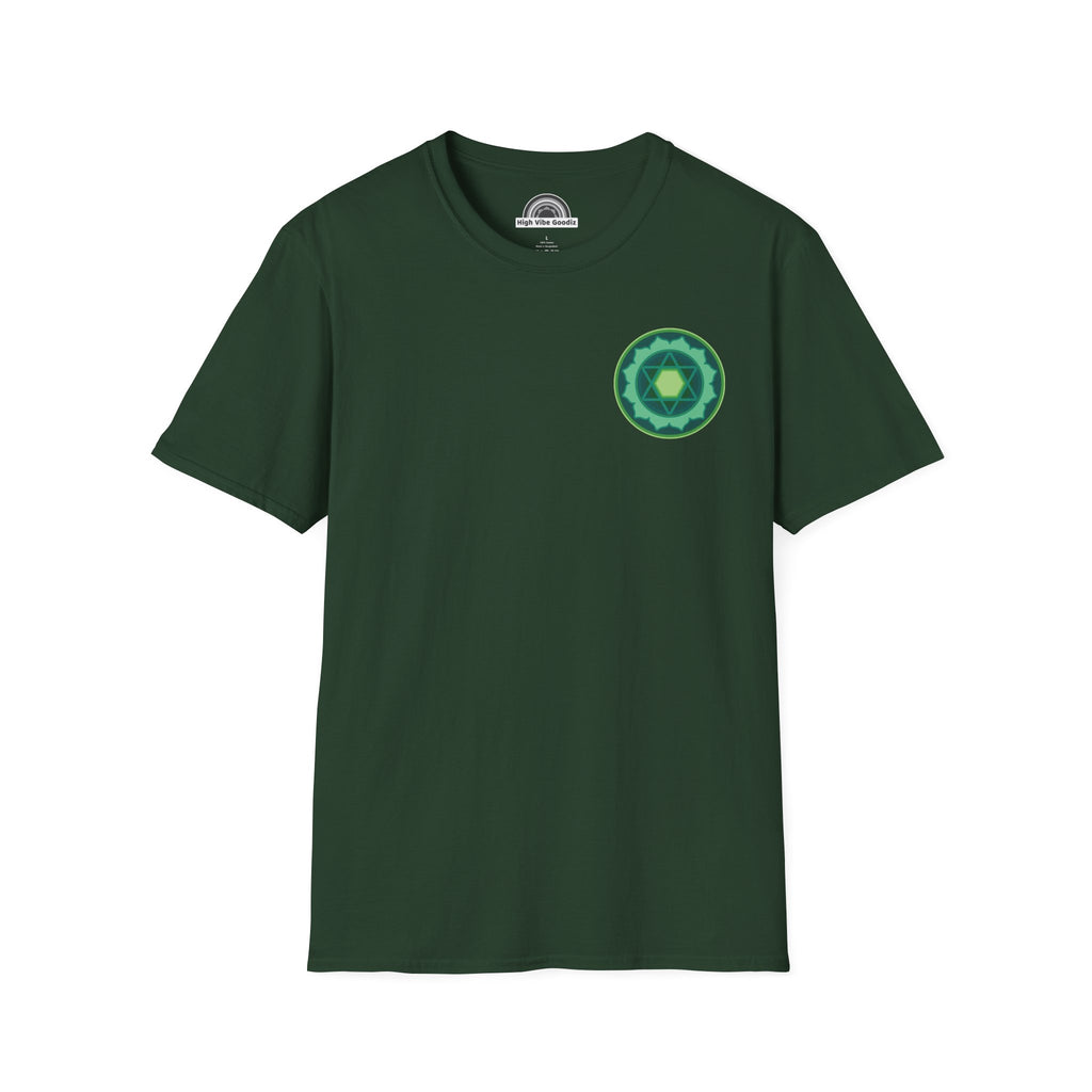 HEART CHAKRA T-Shirt Small Design (Unisex)