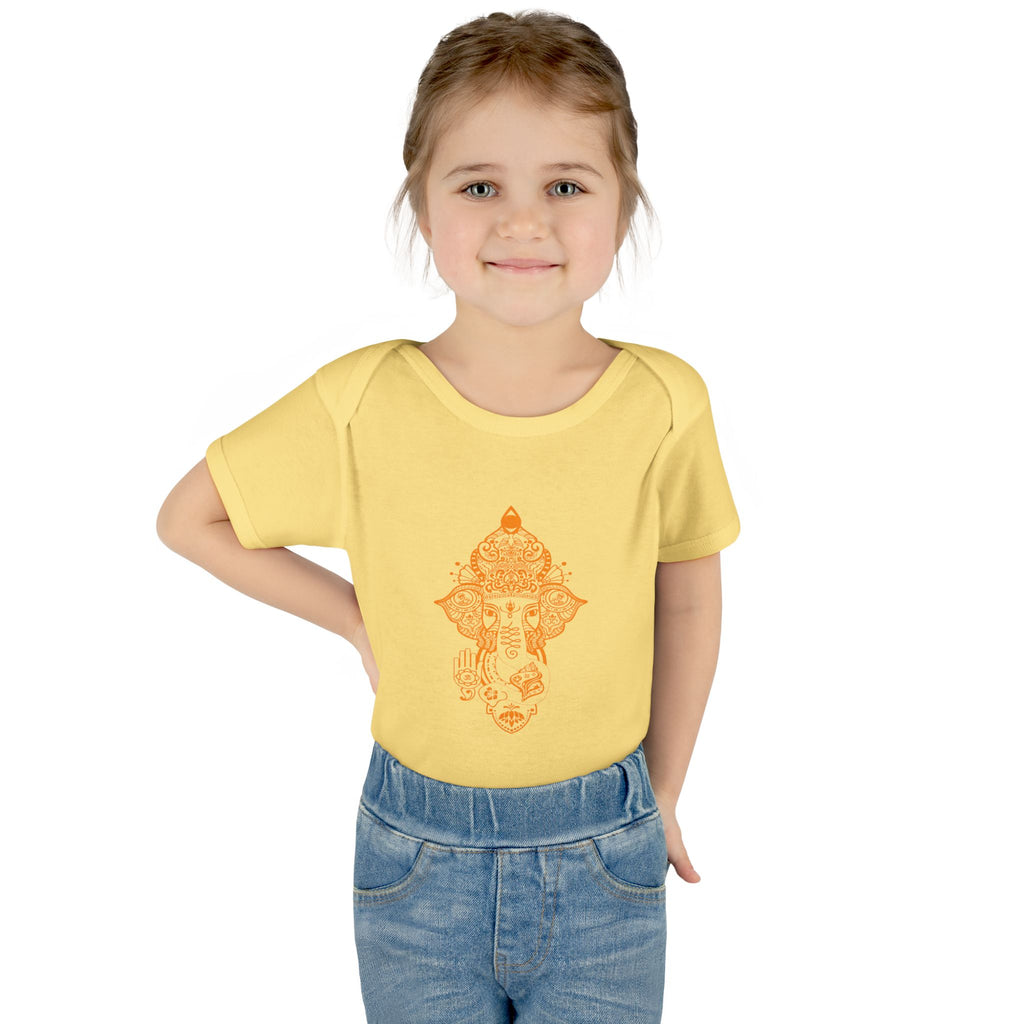 Shri Ganesha Infant Baby Rib Bodysuit
