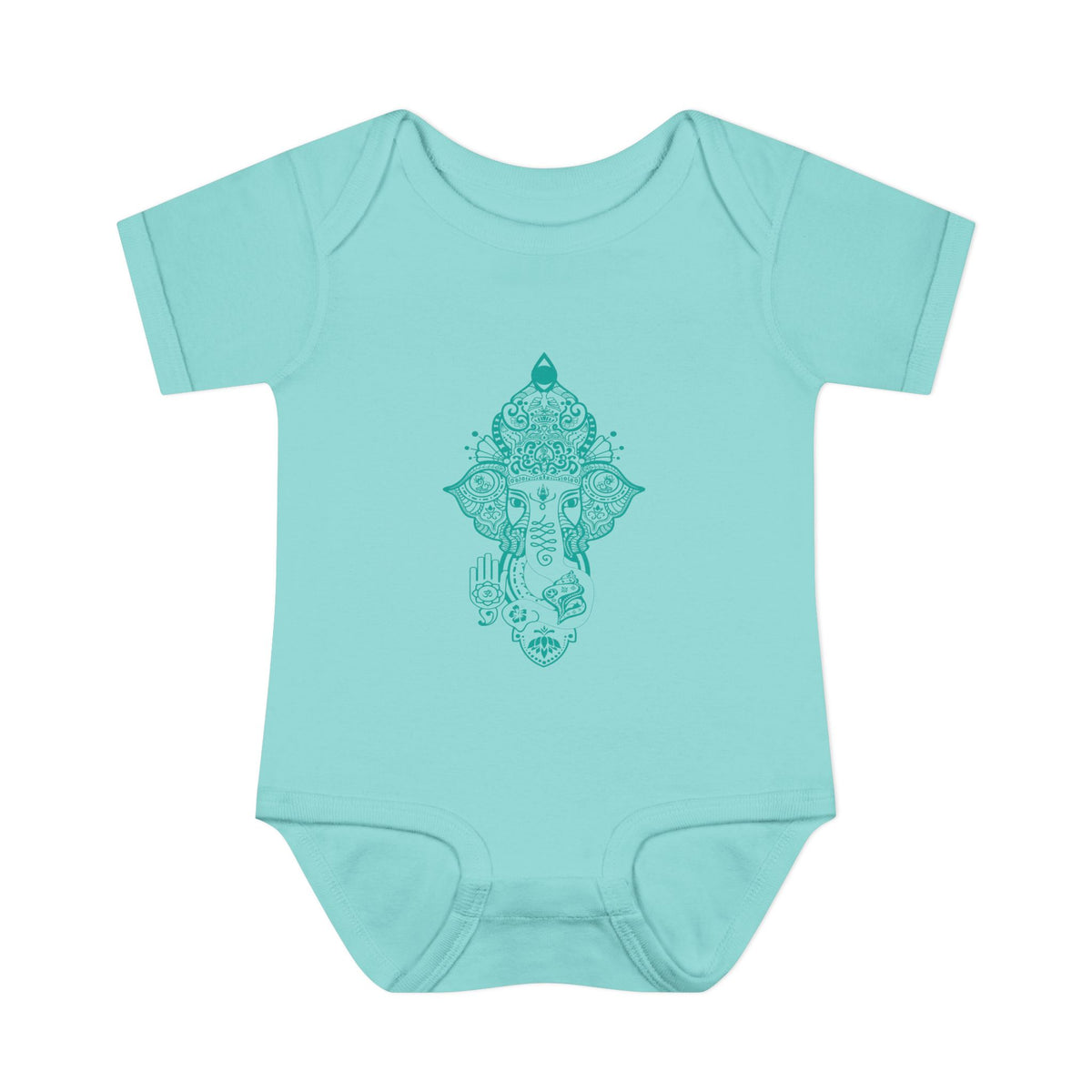 Shri Ganesha Infant Baby Rib Bodysuit