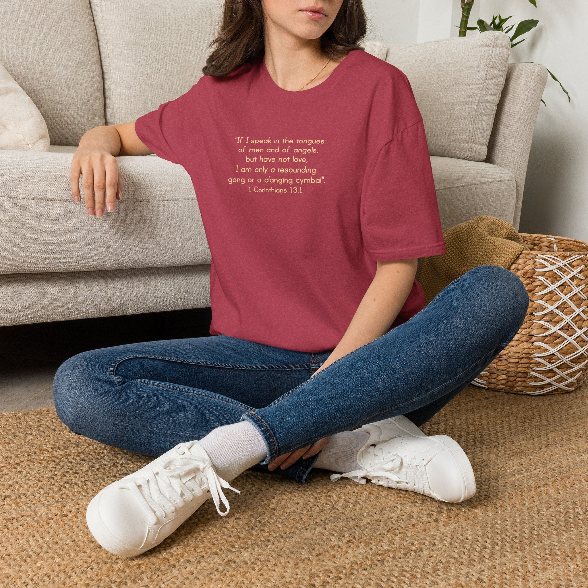 1 Corinthians 13:1 - T-Shirt (Unisex)