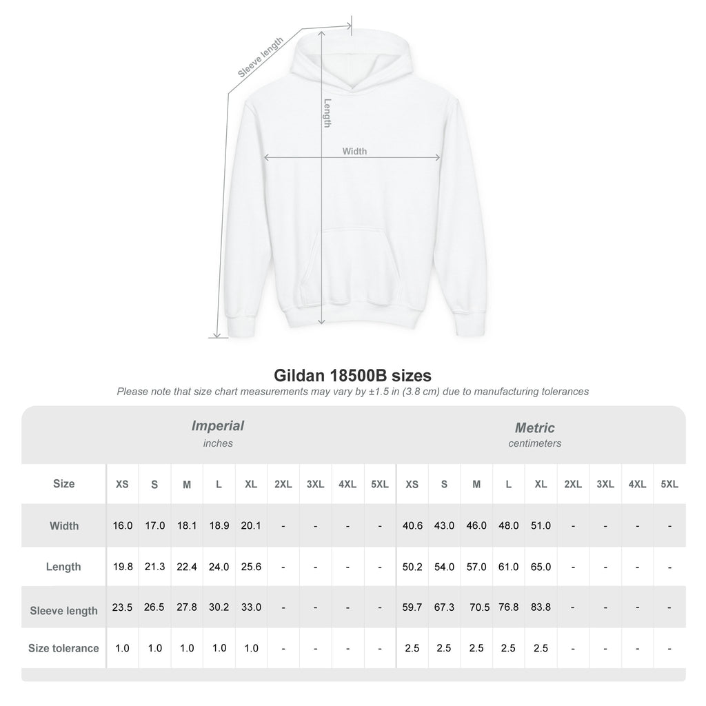 Shri Ganesha Youth Hooded Sweatshirt (Unisex)