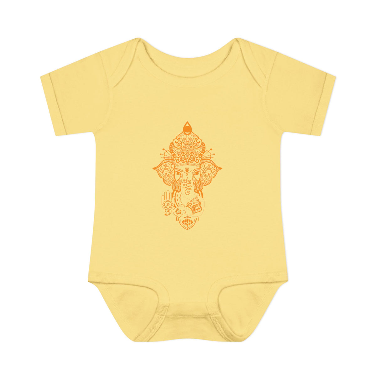 Shri Ganesha Infant Baby Rib Bodysuit