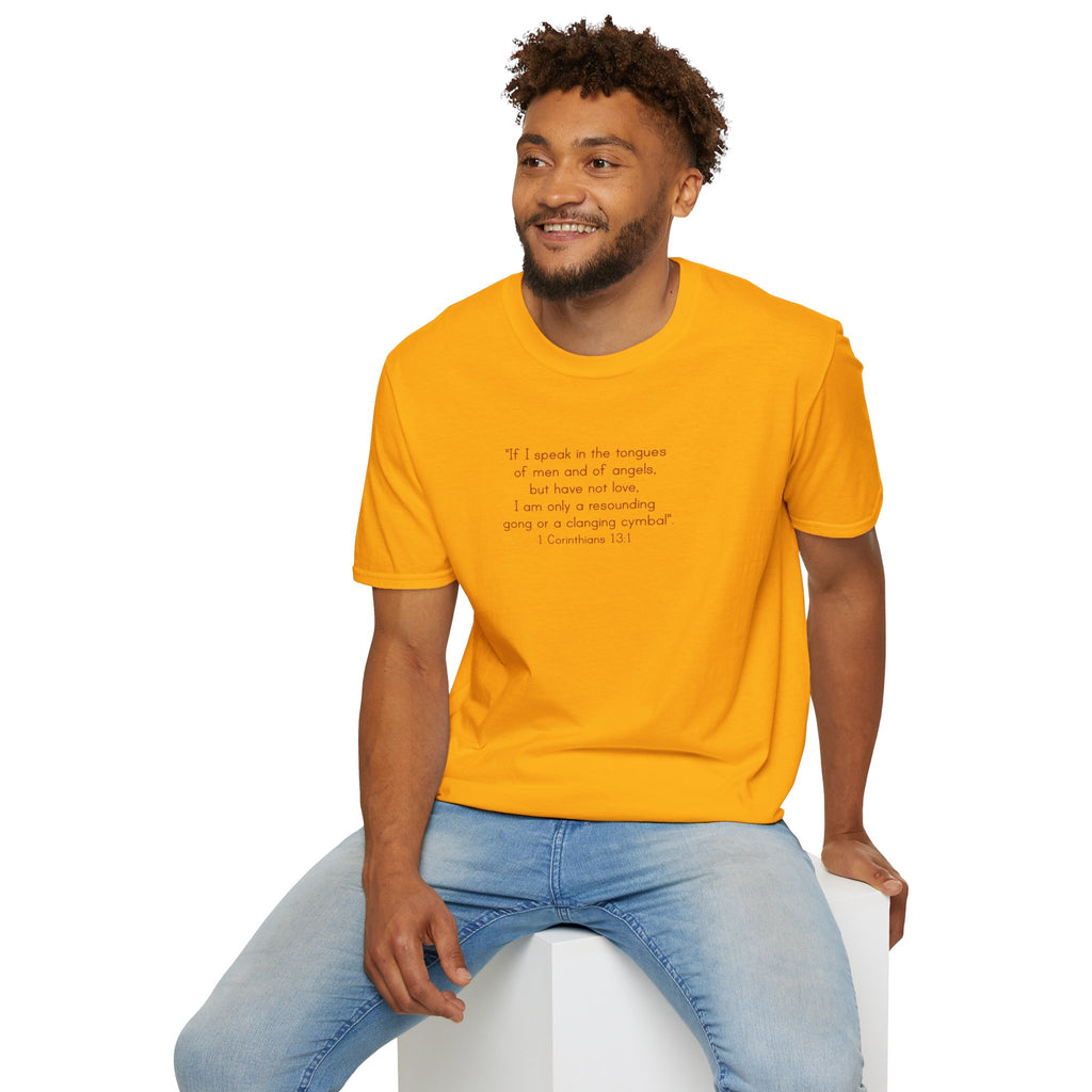 1 Corinthians 13:1 - T-Shirt (Unisex)