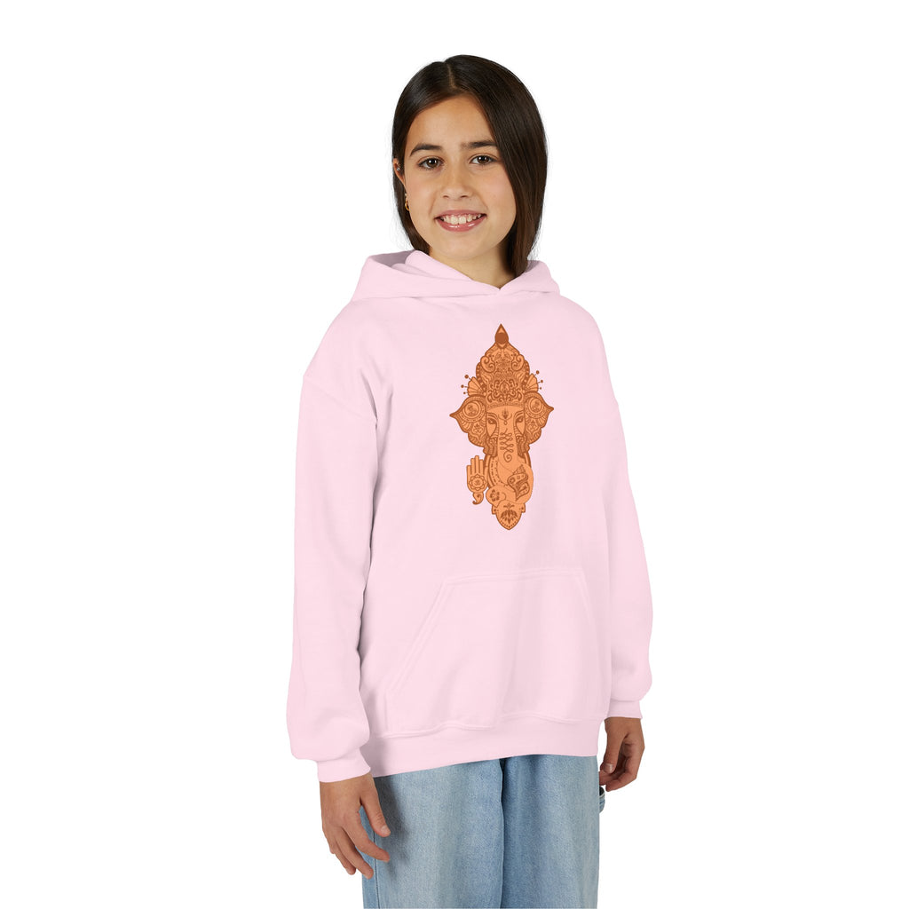 Shri Ganesha Youth Hooded Sweatshirt (Unisex)
