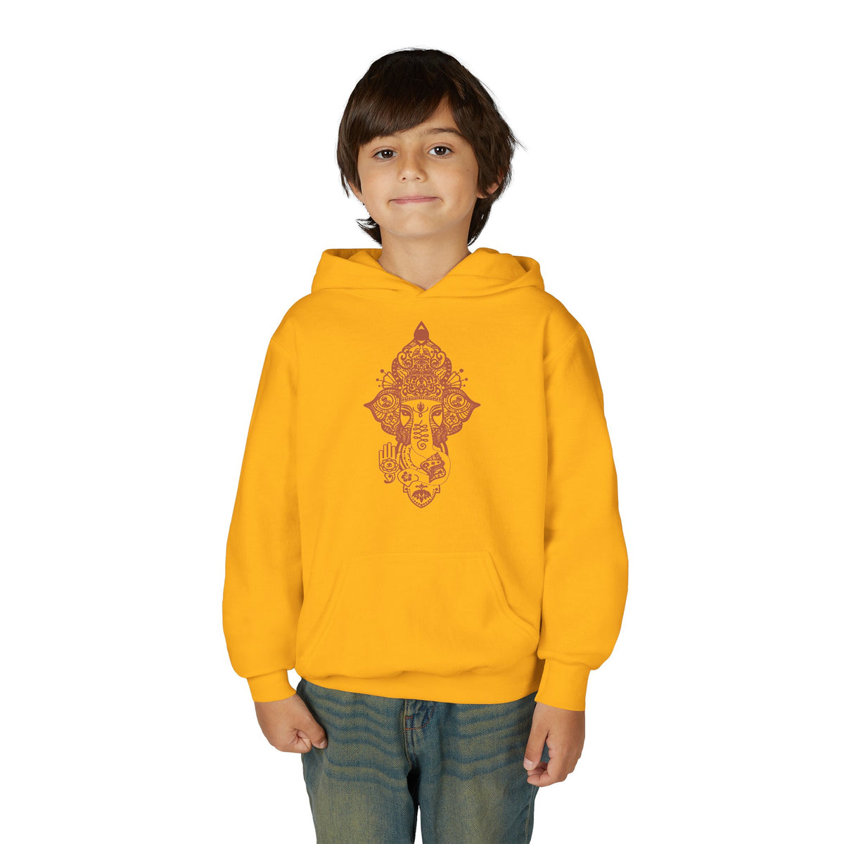 Shri Ganesha Youth Hooded Sweatshirt (Unisex)