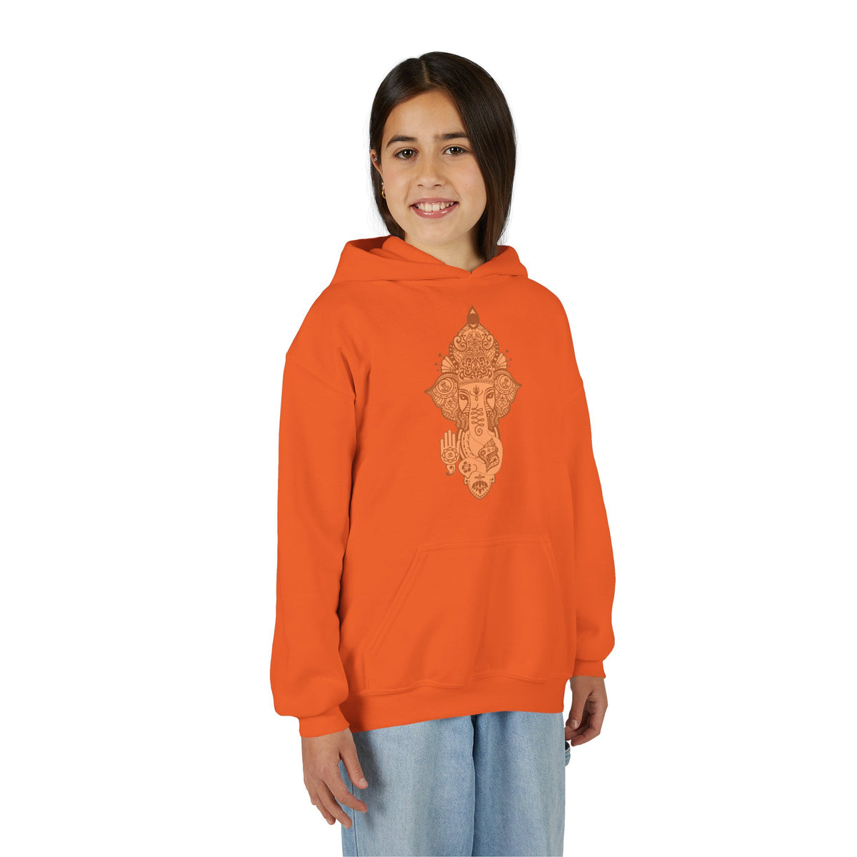 Shri Ganesha Youth Hooded Sweatshirt (Unisex)
