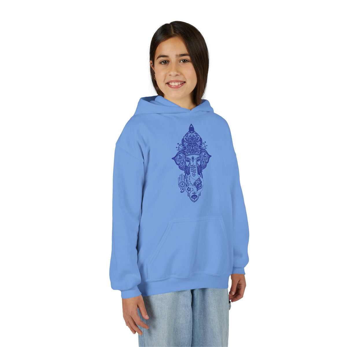 Shri Ganesha Youth Hooded Sweatshirt (Unisex)