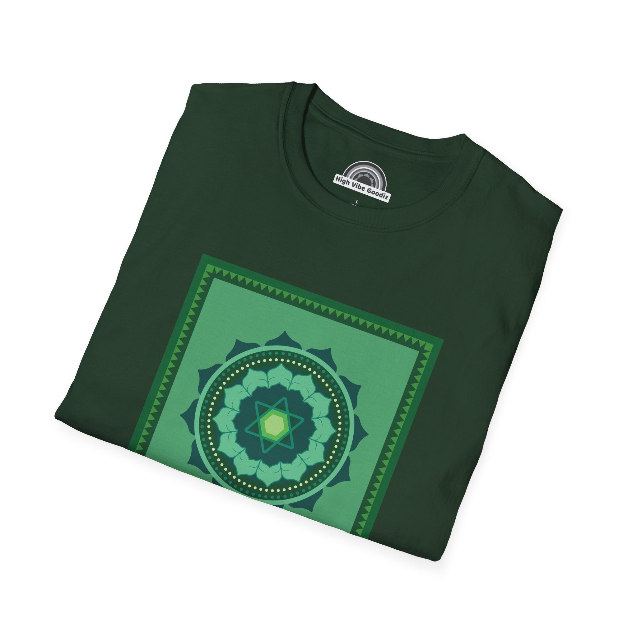 HEART CHAKRA T-Shirt Large Design (Unisex)