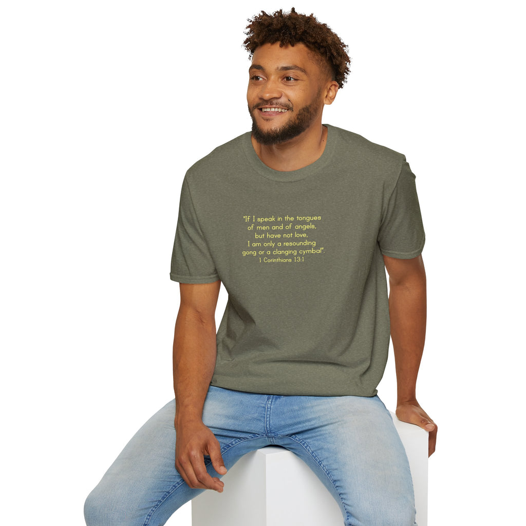 1 Corinthians 13:1 - T-Shirt (Unisex)