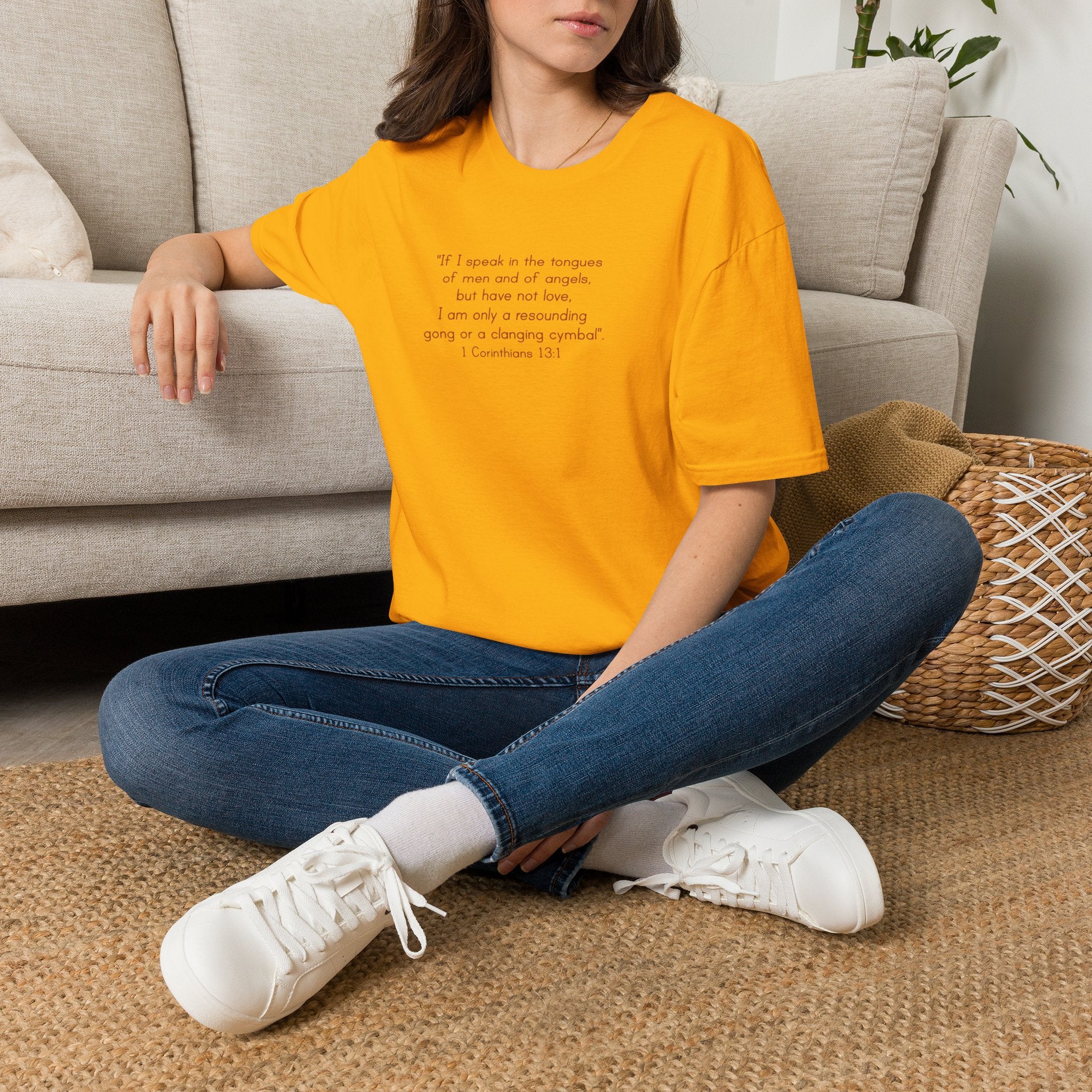 1 Corinthians 13:1 - T-Shirt (Unisex)
