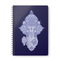 Shri Ganesha PureBlue Wirobound Softcover A5 Notebook
