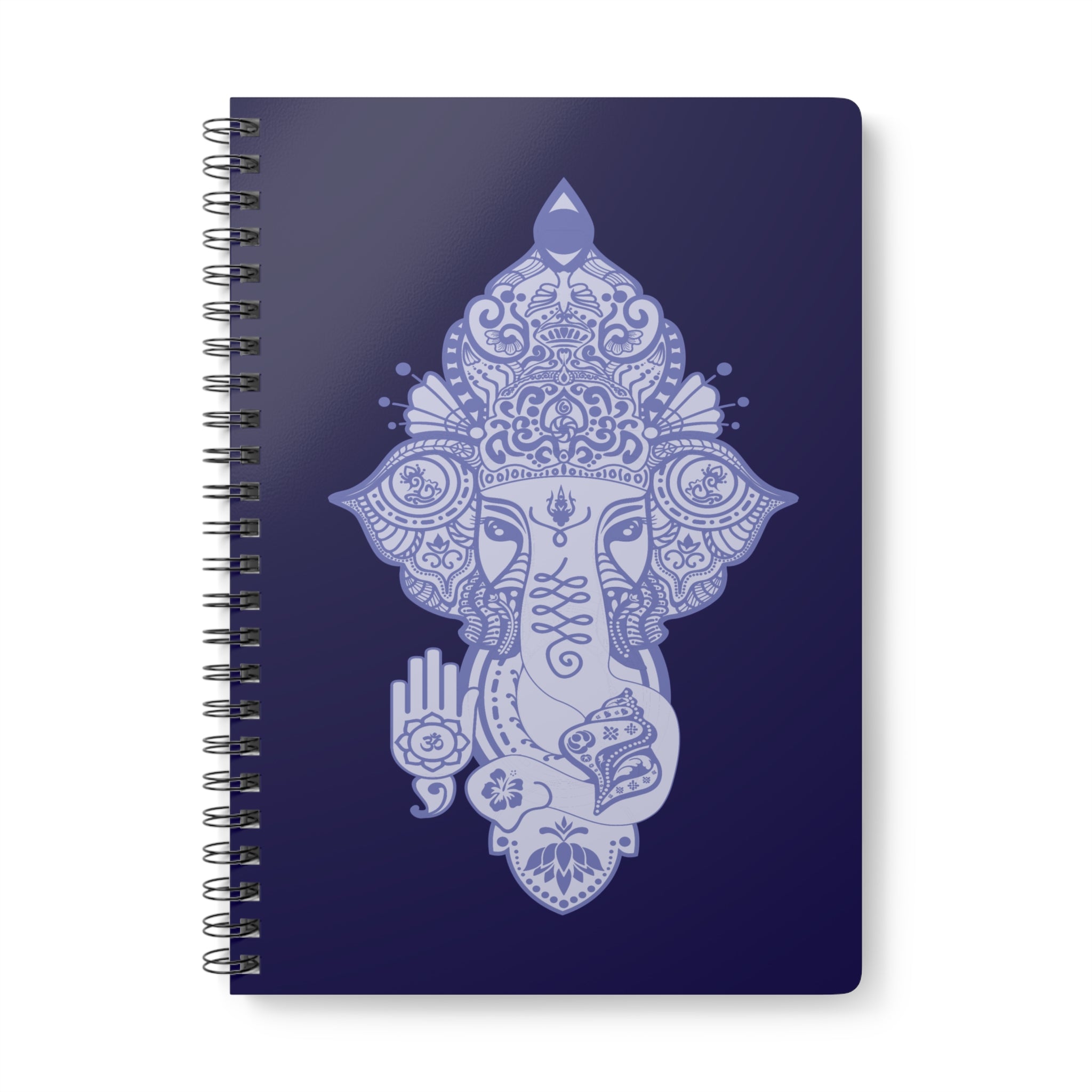 Shri Ganesha PureBlue Wirobound Softcover A5 Notebook