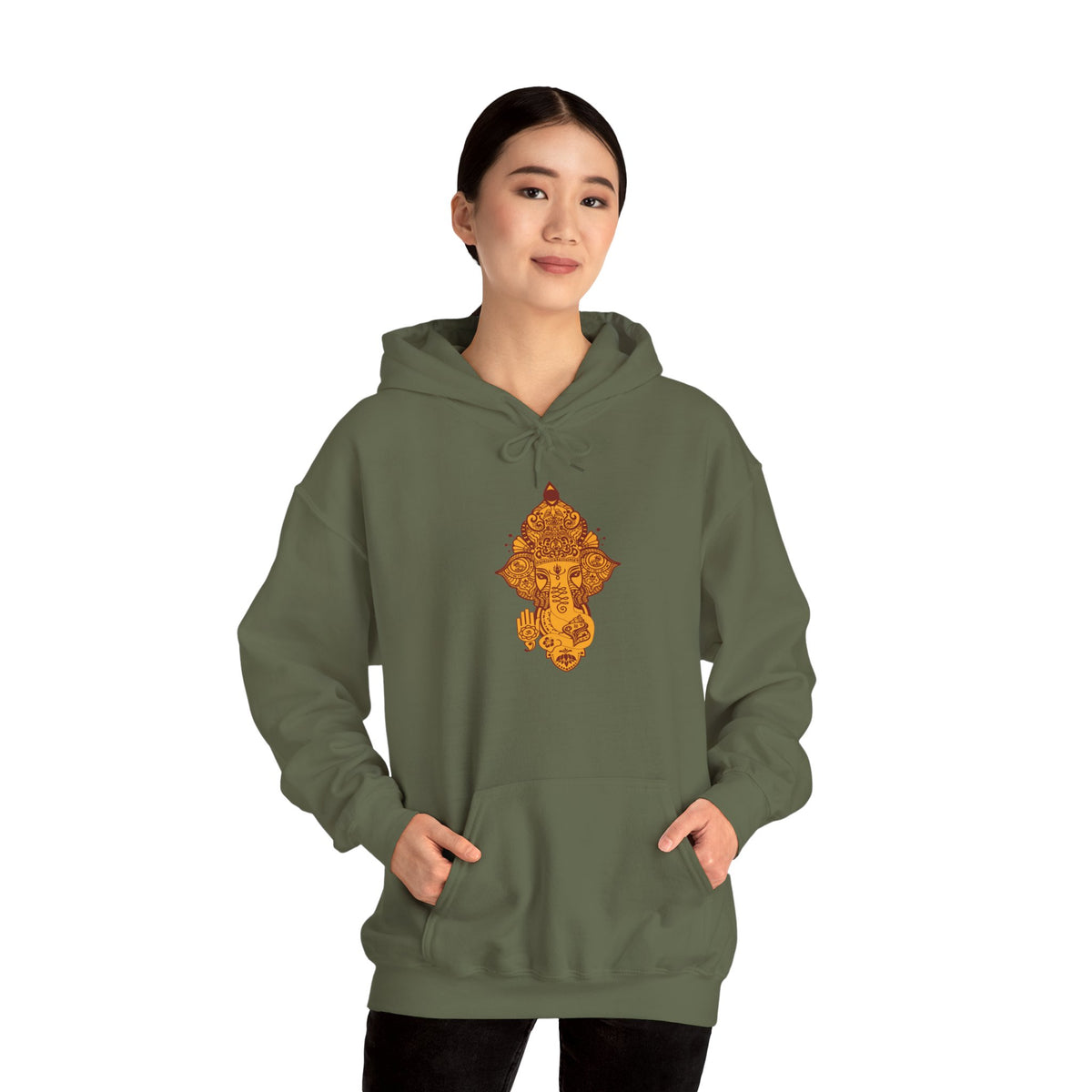 Shri Ganesha - Unisex Heavy Blend™ Hooded Sweatshirt