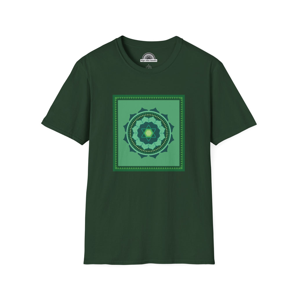 HEART CHAKRA T-Shirt Large Design (Unisex)