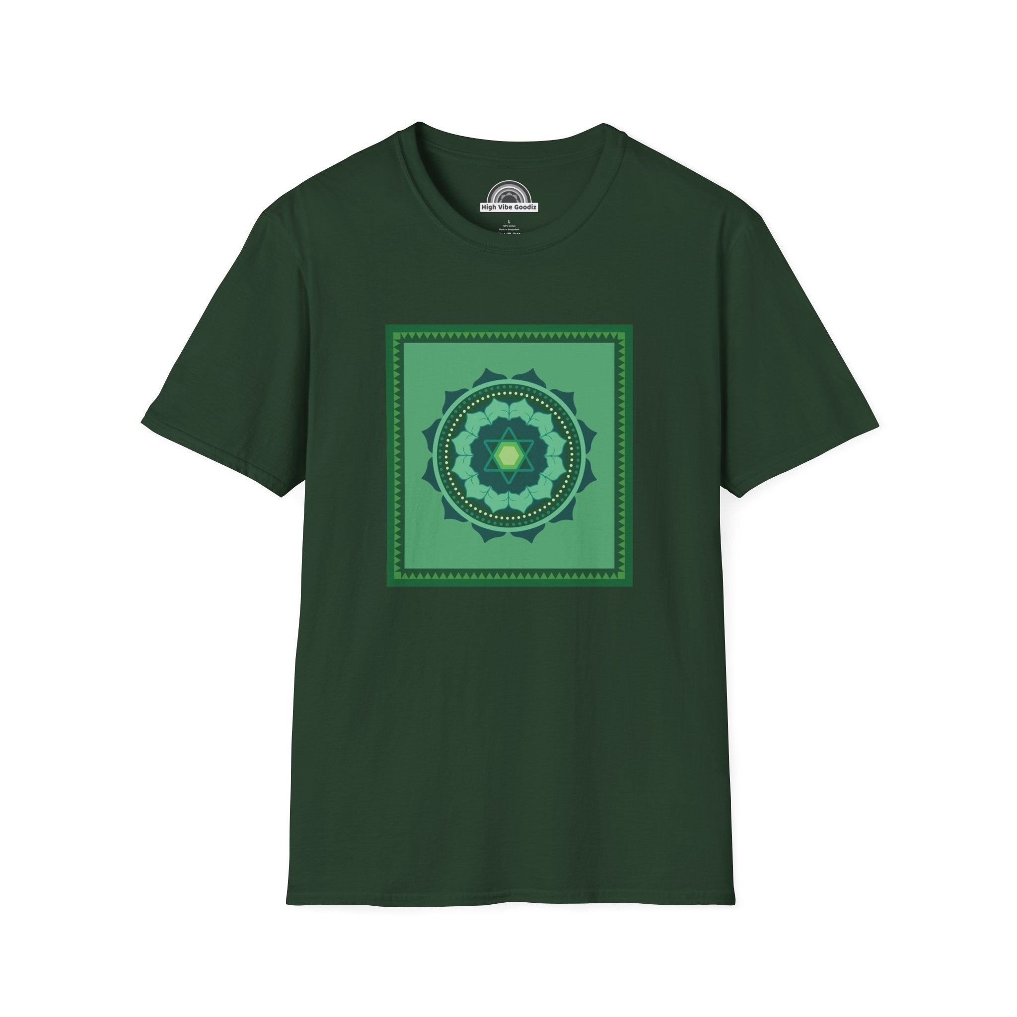HEART CHAKRA T-Shirt Large Design (Unisex)