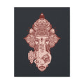 Shri Ganesha Matte Canvas Wall Art — Sacred Decor