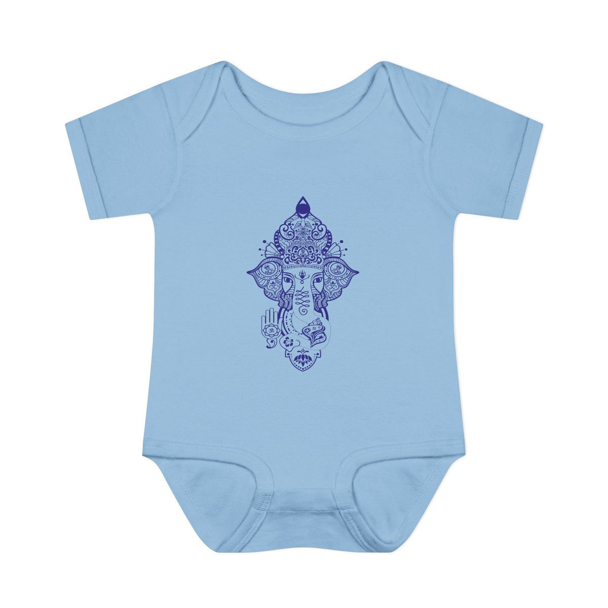 Shri Ganesha Infant Baby Rib Bodysuit