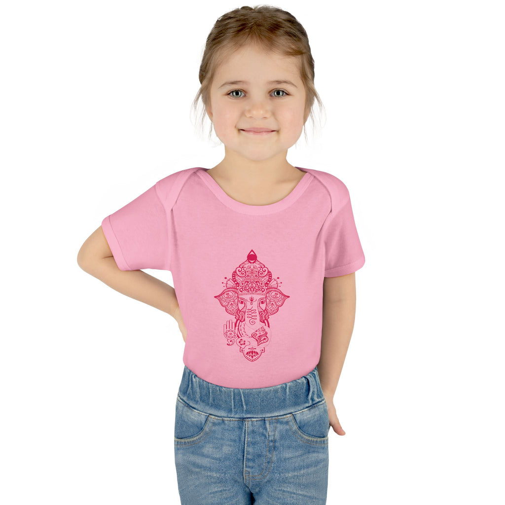 Shri Ganesha Infant Baby Rib Bodysuit