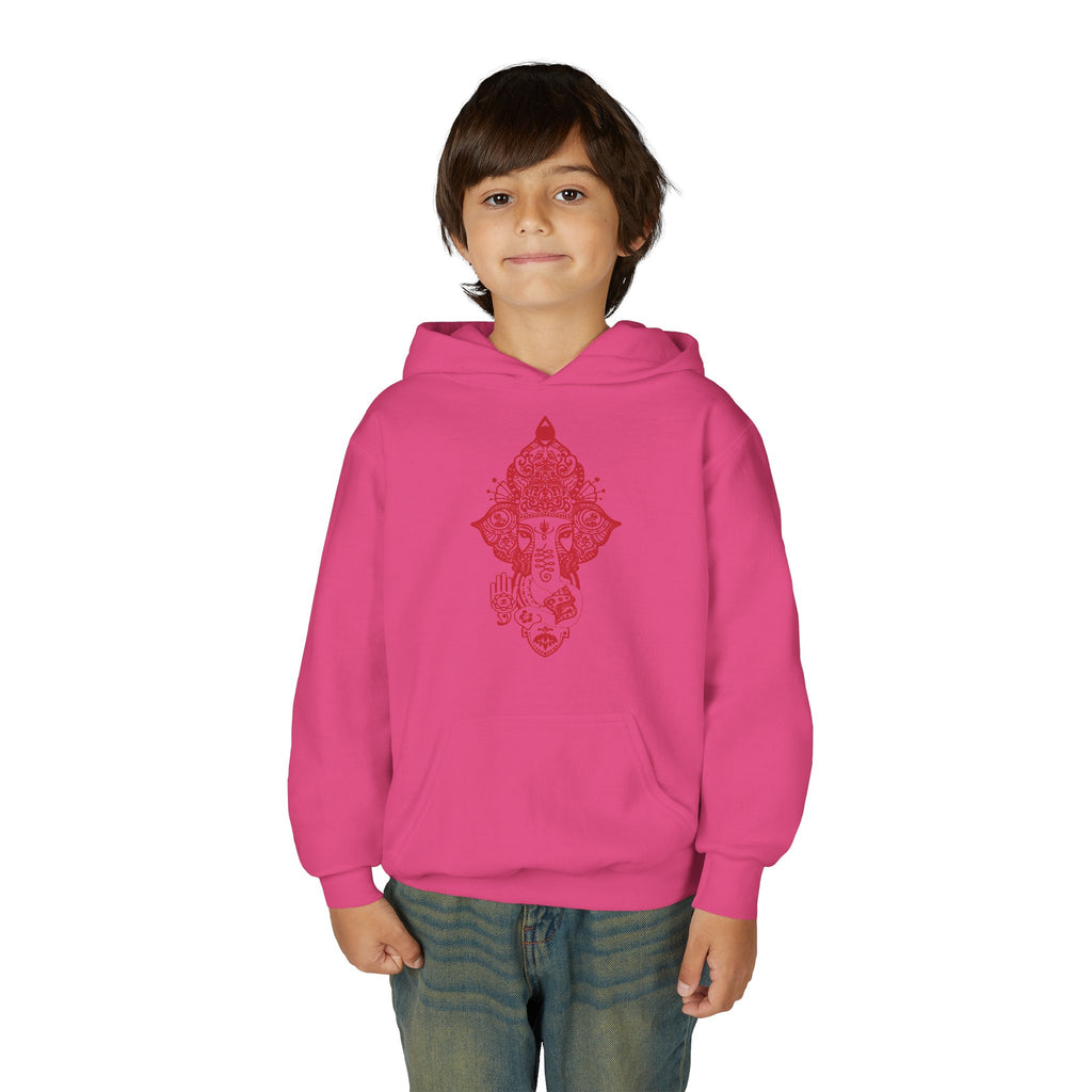 Shri Ganesha Youth Hooded Sweatshirt (Unisex)