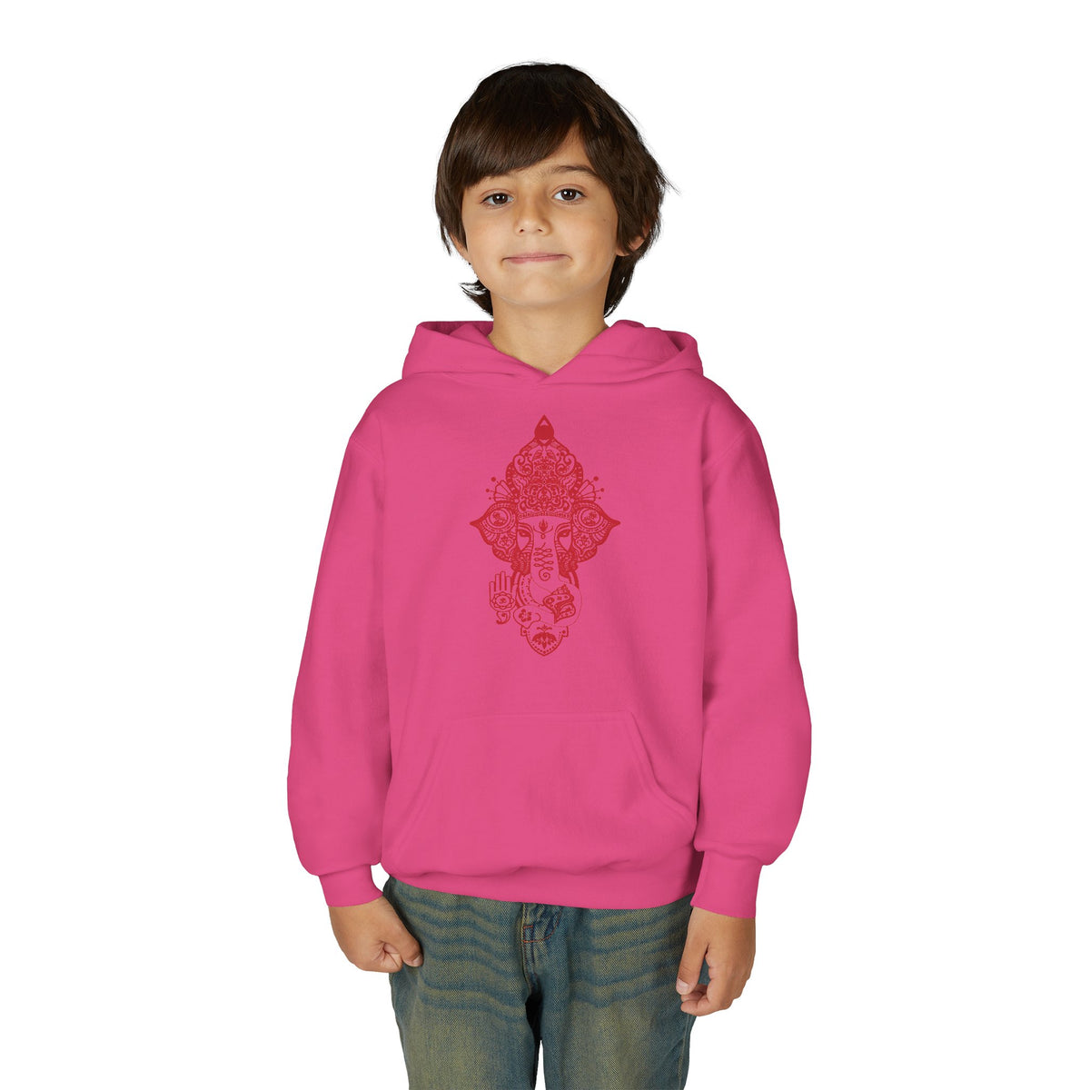 Shri Ganesha Youth Hooded Sweatshirt (Unisex)