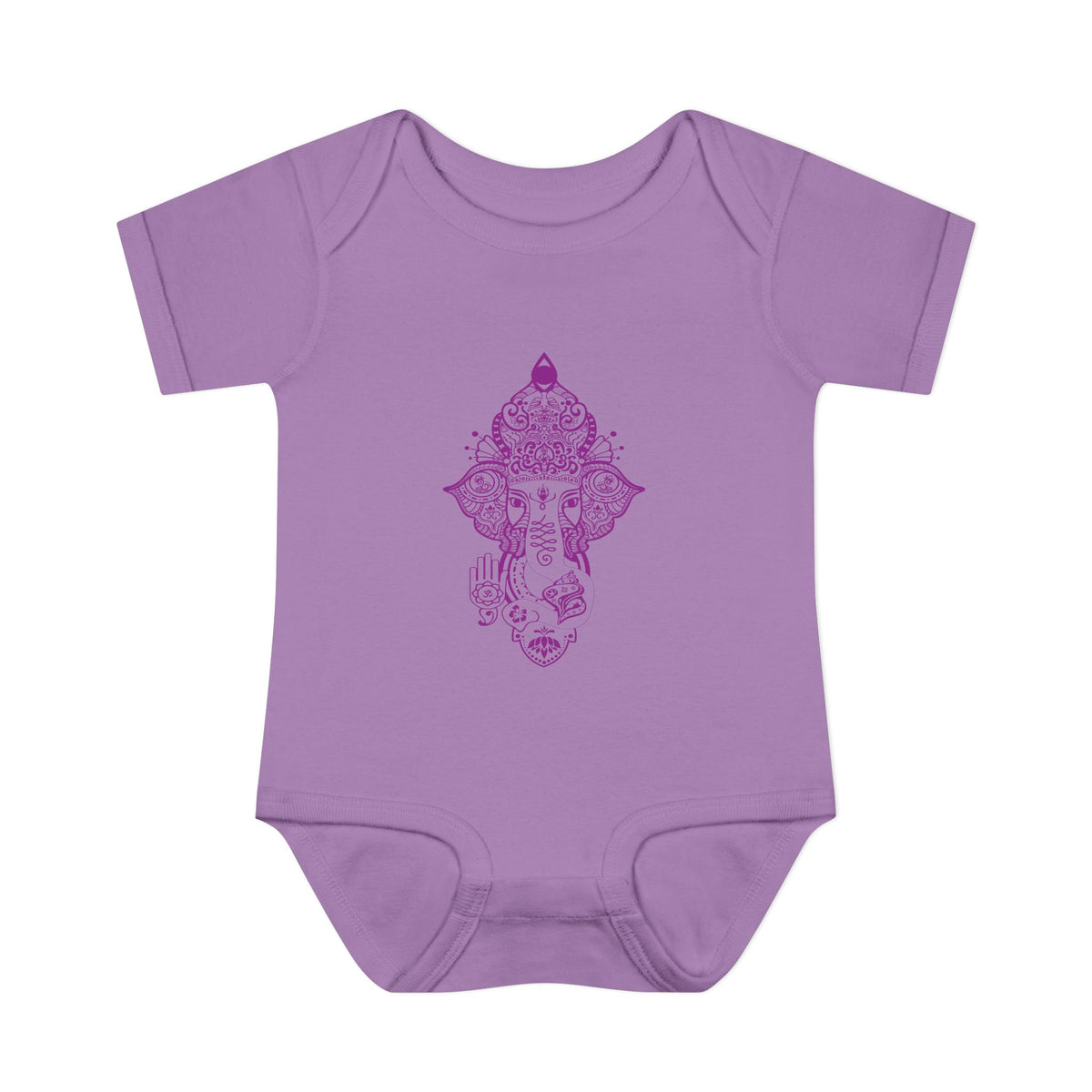 Shri Ganesha Infant Baby Rib Bodysuit