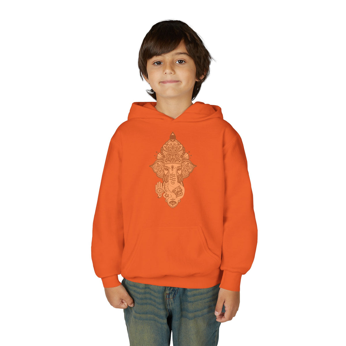 Shri Ganesha Youth Hooded Sweatshirt (Unisex)