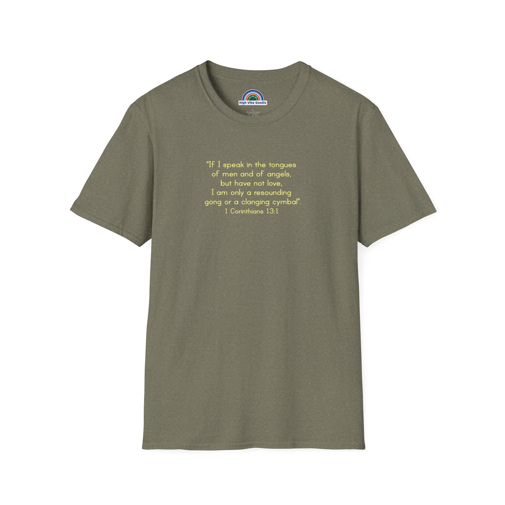 1 Corinthians 13:1 - T-Shirt (Unisex)