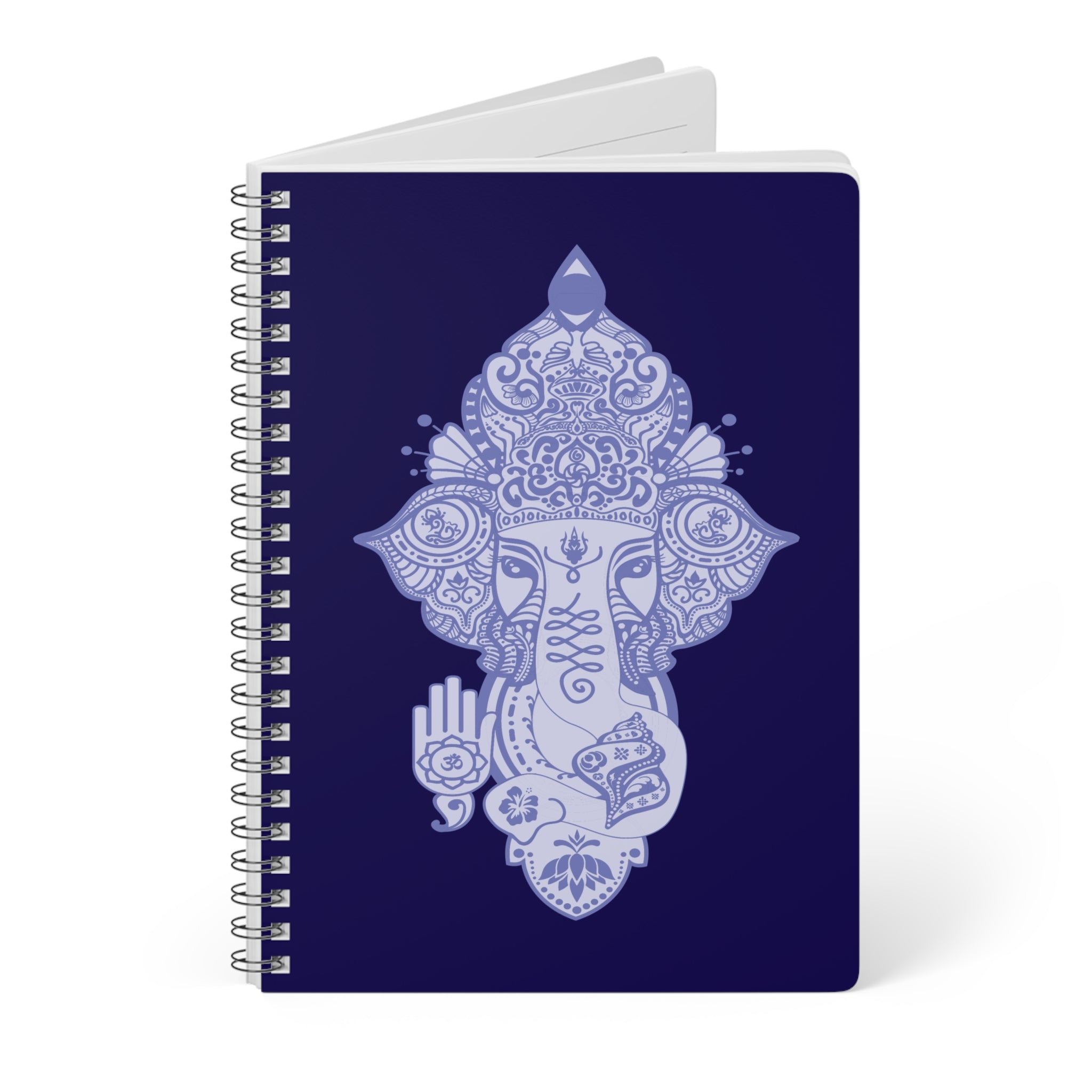Shri Ganesha PureBlue Wirobound Softcover A5 Notebook
