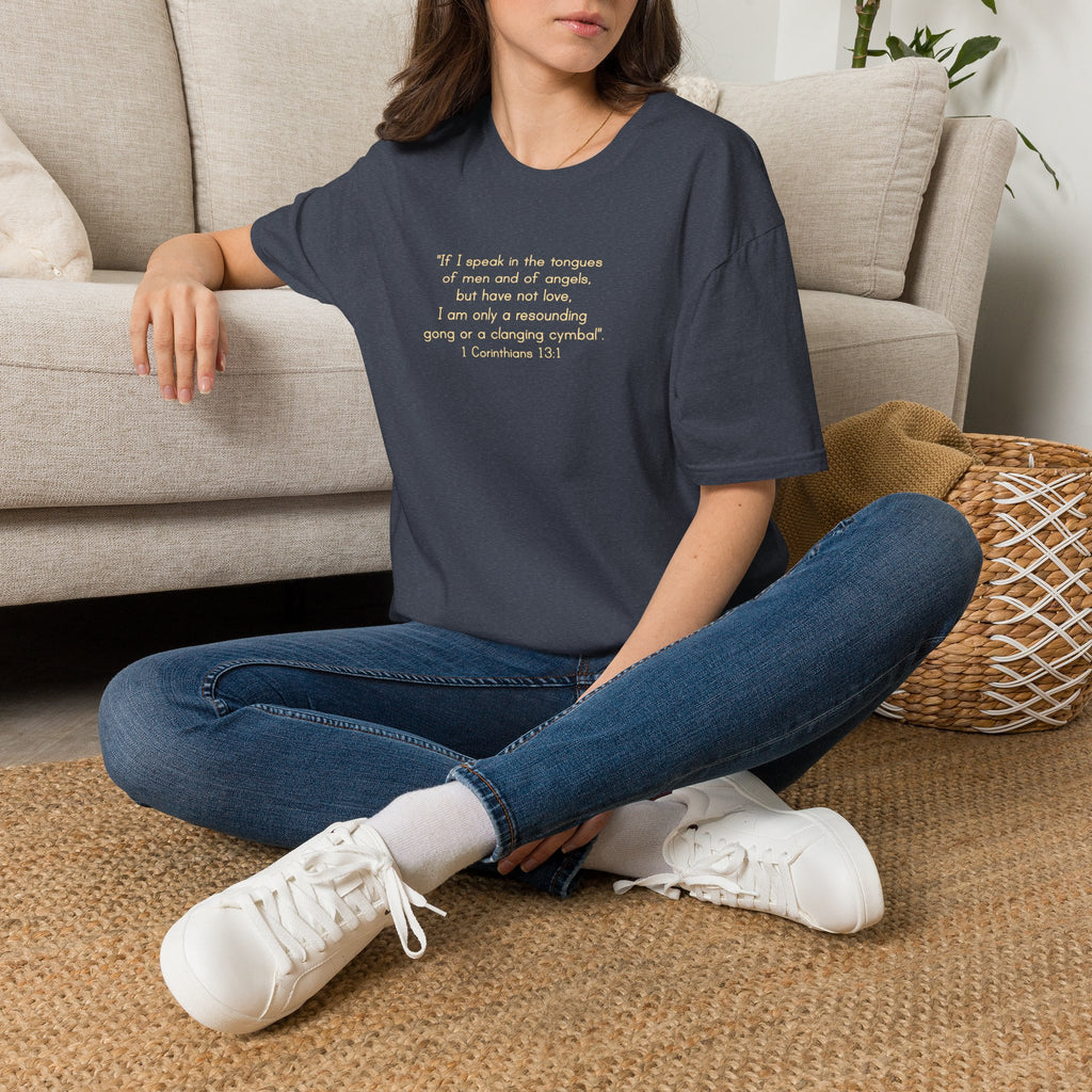 1 Corinthians 13:1 - T-Shirt (Unisex)