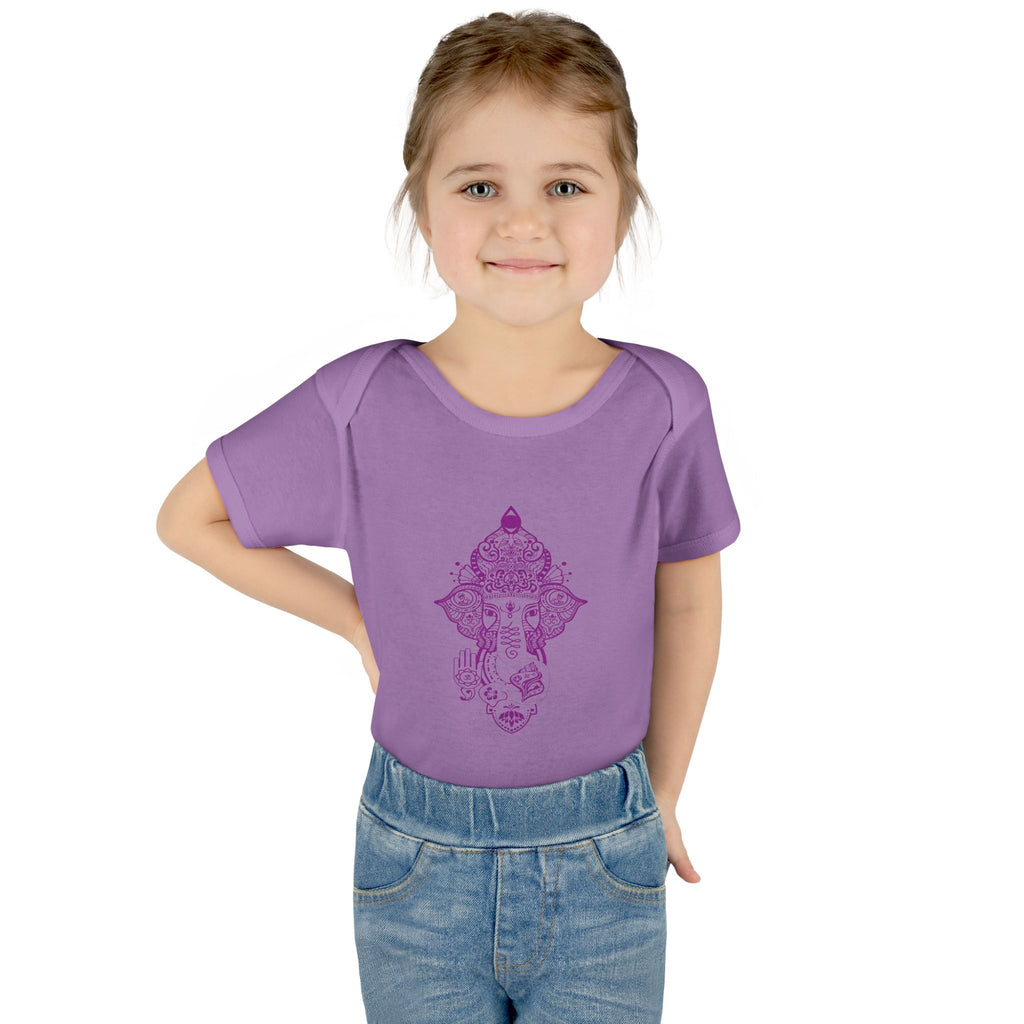 Shri Ganesha Infant Baby Rib Bodysuit