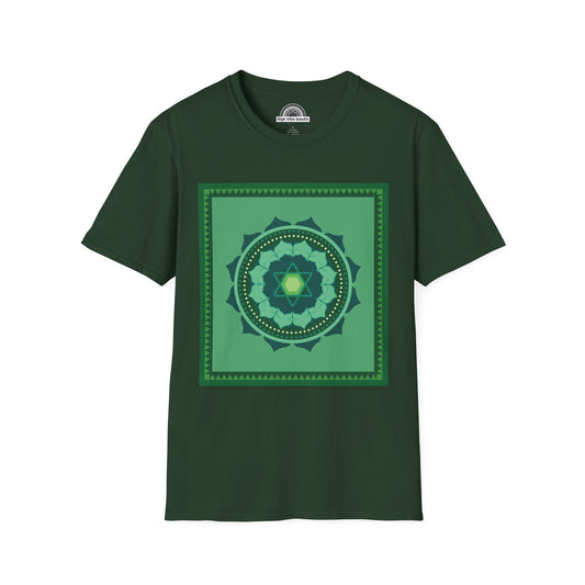 HEART CHAKRA T-Shirt Large Design (Unisex)