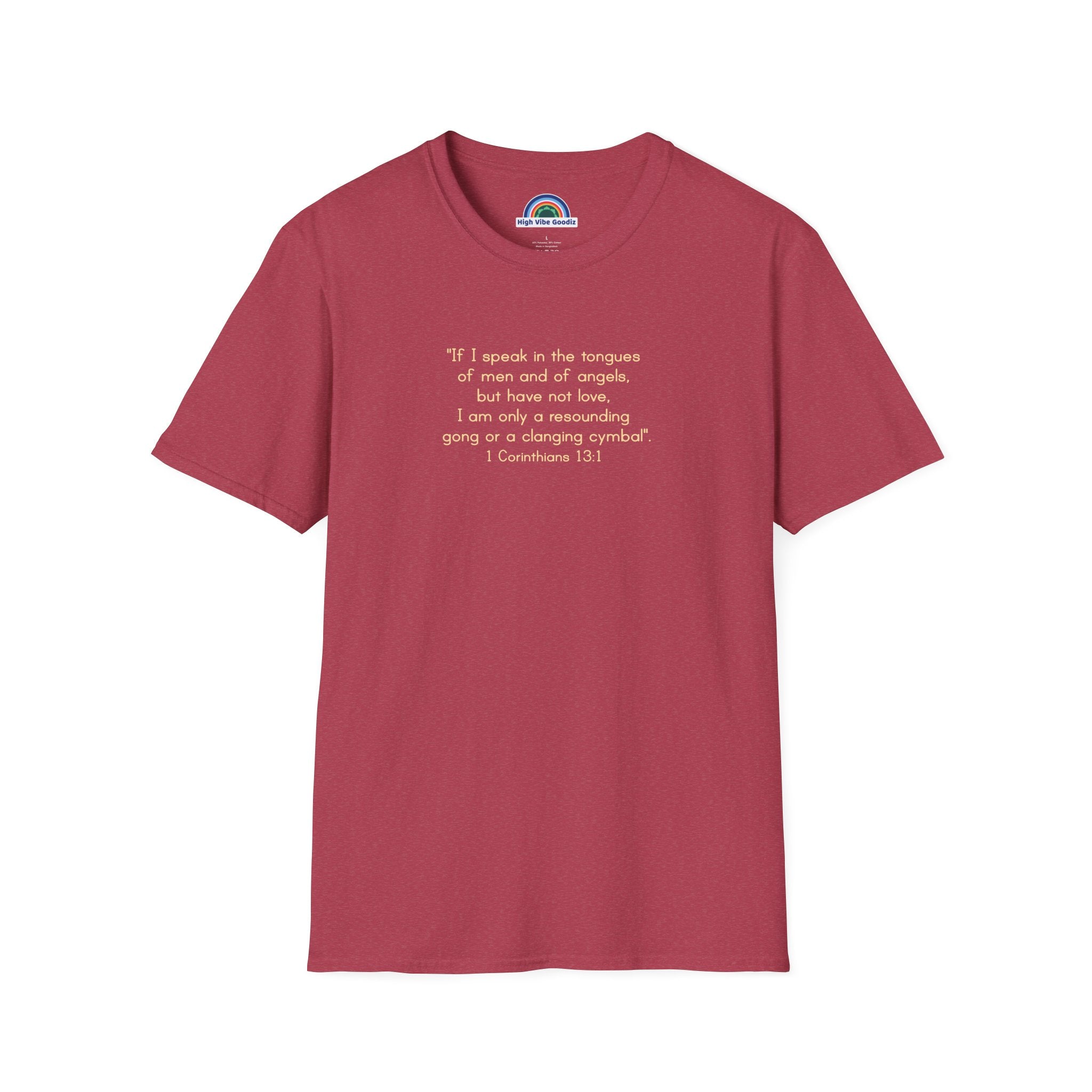 1 Corinthians 13:1 - T-Shirt (Unisex)