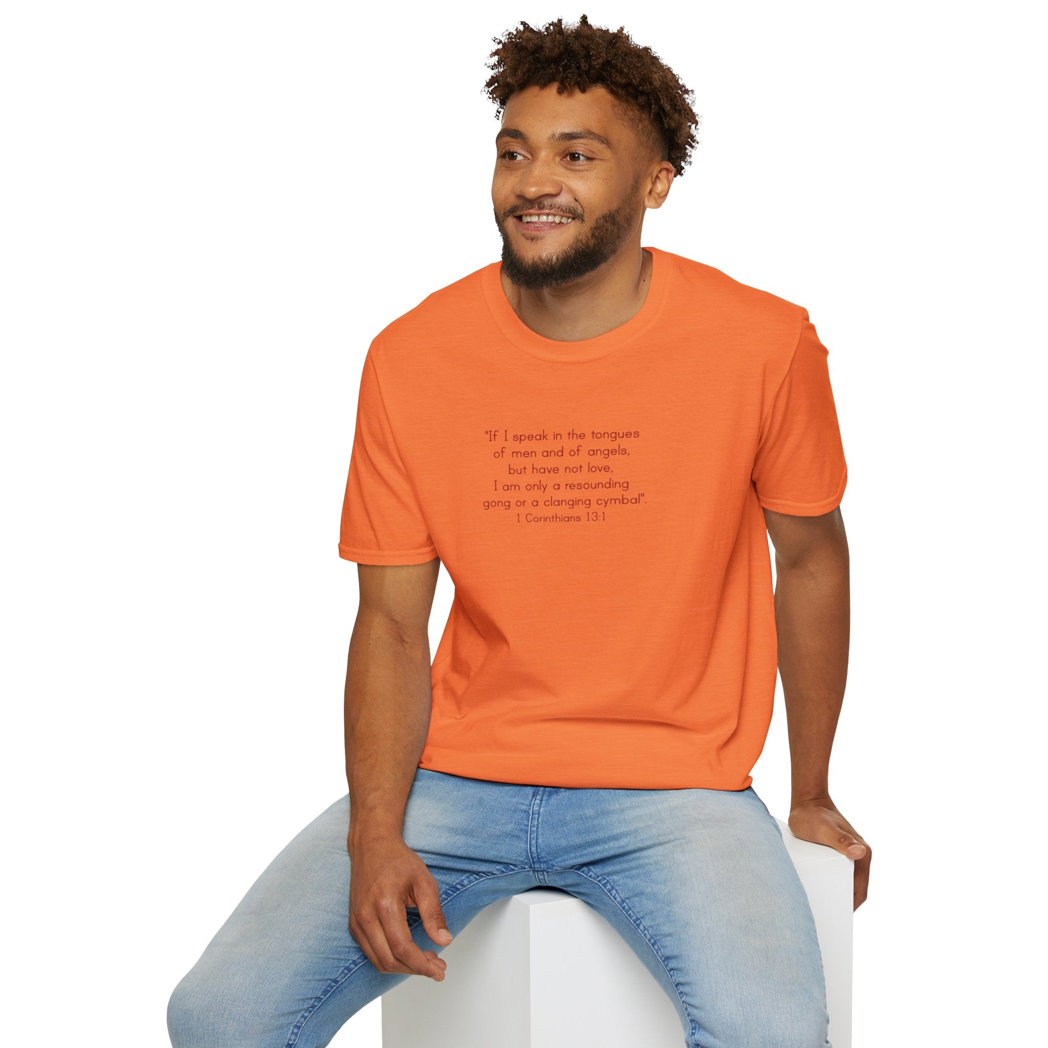 1 Corinthians 13:1 - T-Shirt (Unisex)