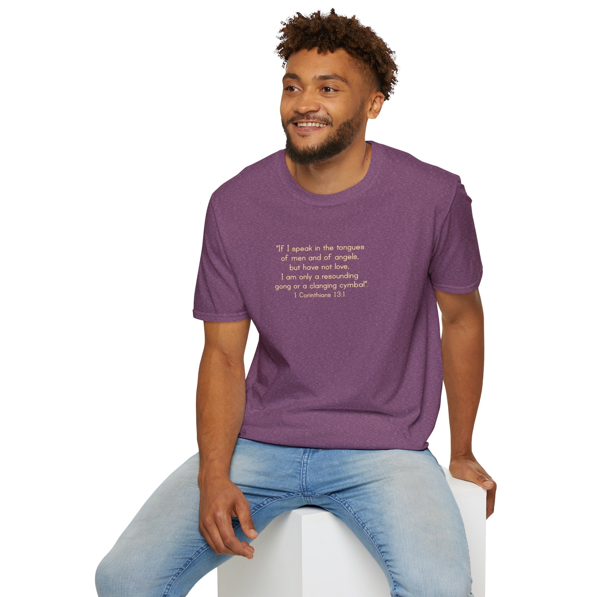 1 Corinthians 13:1 - T-Shirt (Unisex)