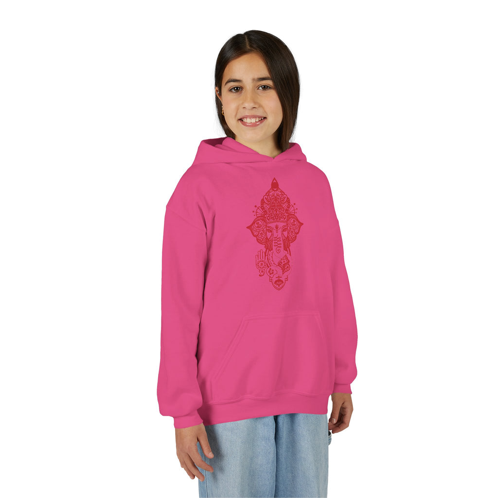 Shri Ganesha Youth Hooded Sweatshirt (Unisex)