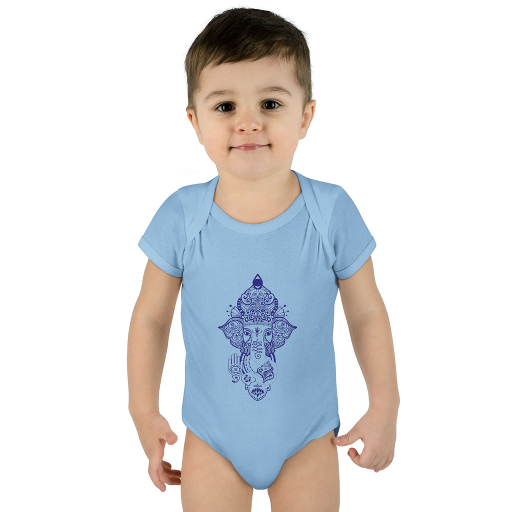 Shri Ganesha Infant Baby Rib Bodysuit