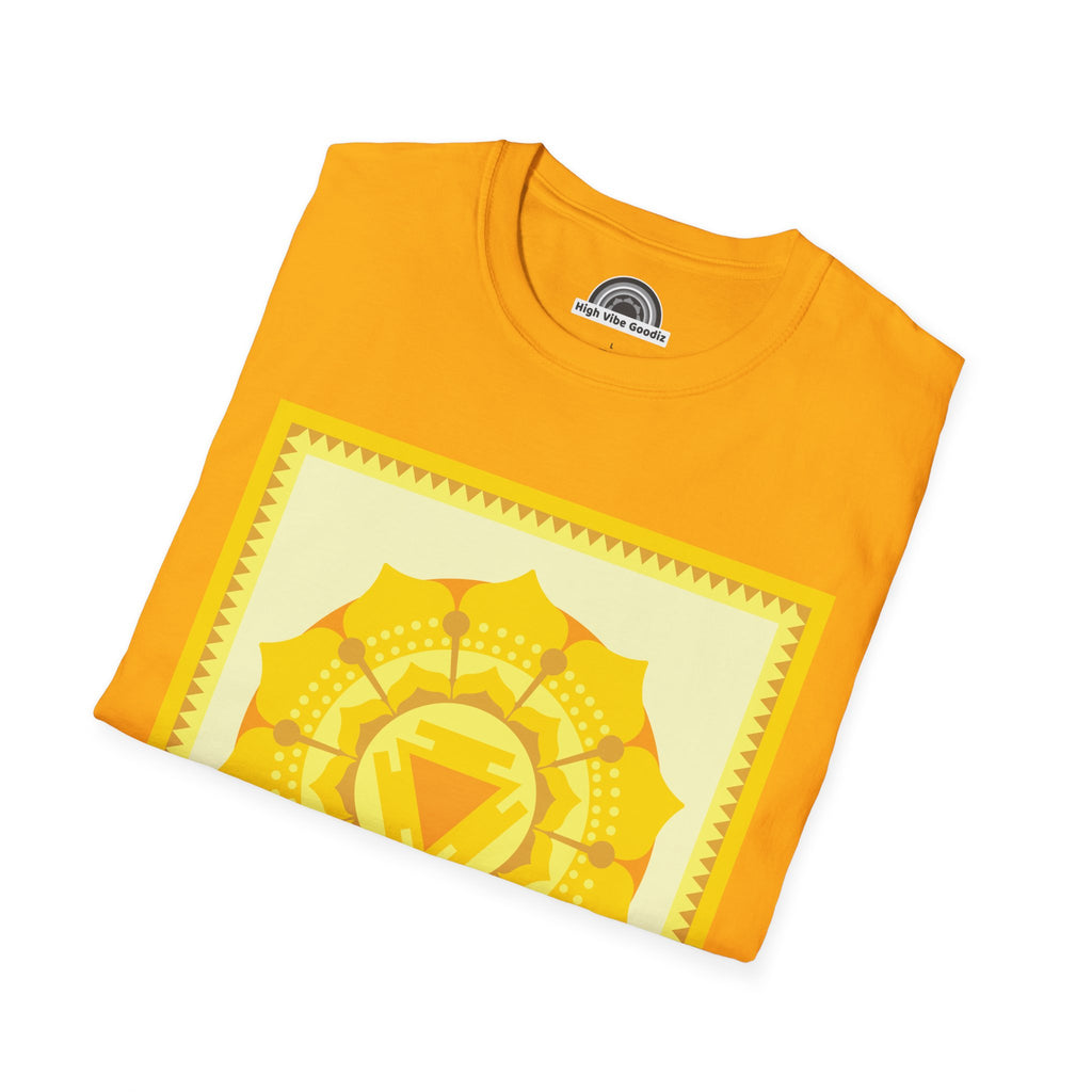 SOLAR PLEXUS CHAKRA T-Shirt Large Design (Unisex)