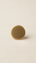 Brushed Brass Affirmation Pin With Sun Motif
