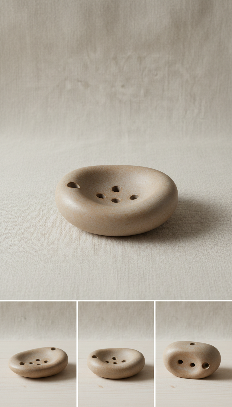 Palo Santo Ceramic Incense Holder With Ash Well